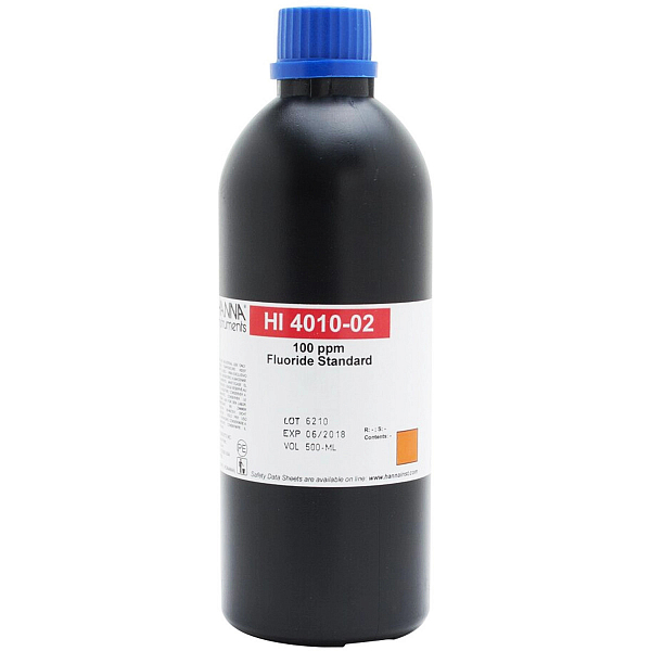 HI4010-02 стандартный растворов фторид-ионов 100 мг/л, 500 мл     