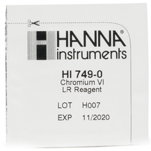 HI749-25 реагенты на хром VI, 0-300 мкг/л, 25 тестов