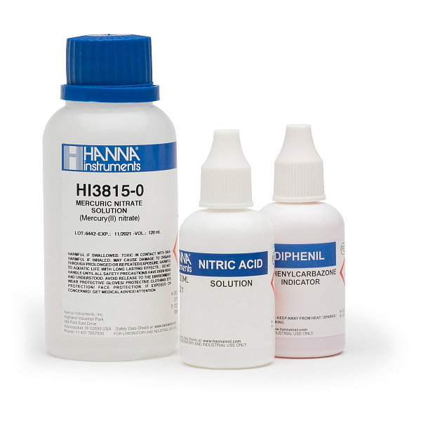 HI3815-100 набор реактивов к набору HI3815 (определение хлорида)